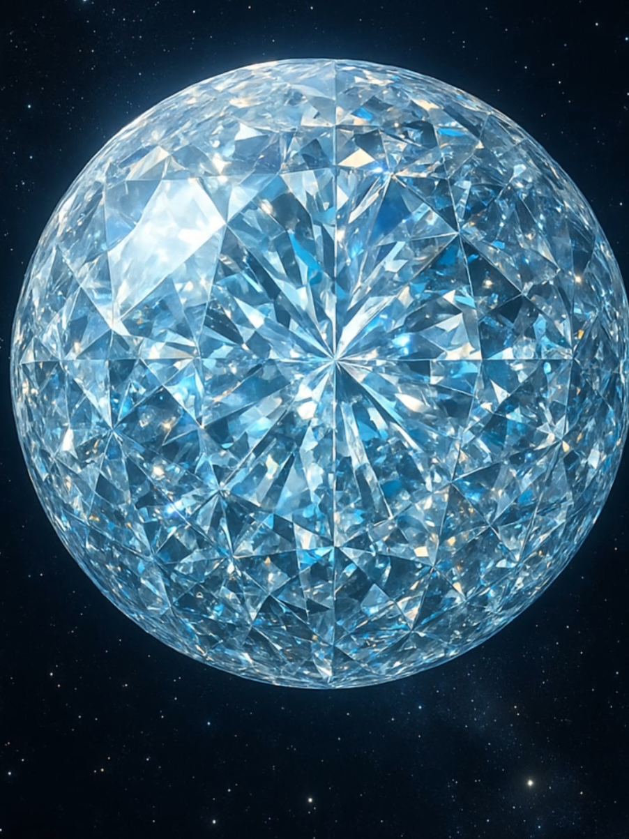Seguro que no sabías esto sobre el planeta de diamante: 55 Cancri e 💎⬇️ 🪐 Este exoplaneta no solo es famoso por su posible composición rica en carbono cristalizado... también refleja muy poca luz. A pesar de estar tan cerca de su estrella, es extrañamente oscuro, como si la superficie estuviera cubierta por un material opaco o magma brillante y denso. 📡 Observaciones recientes con telescopios espaciales como Spitzer y James Webb han revelado que su atmósfera podría cambiar de un lado al otro del planeta, lo que sugiere erupciones masivas de gas volcánico. 🌋 Algunos astrónomos creen que su superficie estaría en constante fusión, como un océano de lava, lo que lo convierte en uno de los planetas más extremos conocidos hasta ahora. ⚖️ Su alta gravedad —mucho mayor que la de la Tierra— haría que una persona promedio pesara más del doble allí… si pudiera sobrevivir al calor y al veneno, claro. 🚀 Y por si fuera poco: la idea de “planetas de diamante” surgió por primera vez en 2011 gracias a este mundo. Desde entonces, se han identificado otros candidatos con condiciones similares en diferentes rincones del universo. #astronomia #nebulosa  #jameswebb #hubble  #curiosidadesdelespacio #astrophoto #astrofotografia #astrofoto #universo #cosmos #espacio #curiosidadesdelcosmos #nasa #planeta #exoplaneta 