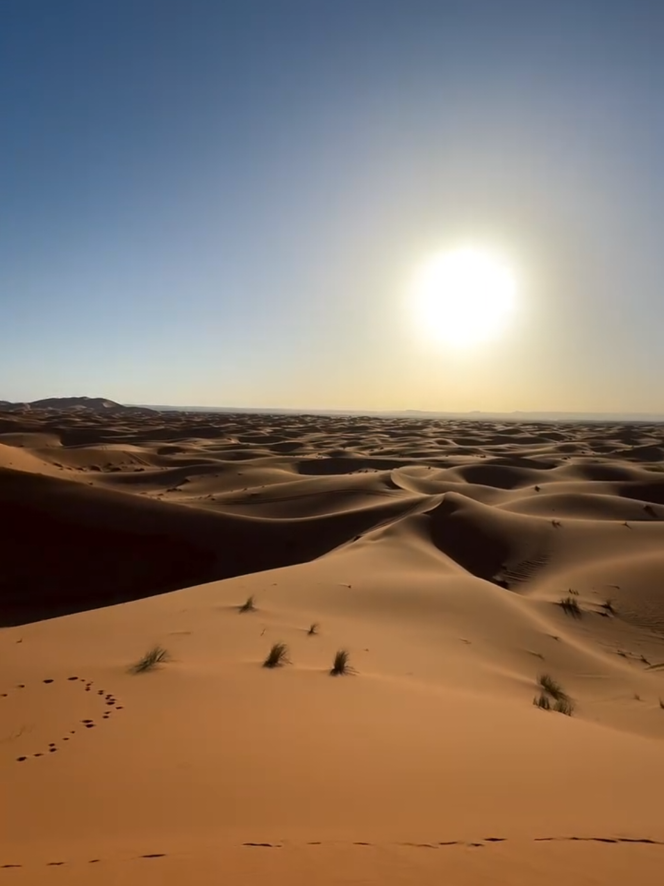 Sahara desert morocco 🇲🇦❤️ . . . #sahara #desert #merzouga #morocco #sunsets #adventure #calm #sable #dunes #fyp #fyppp 