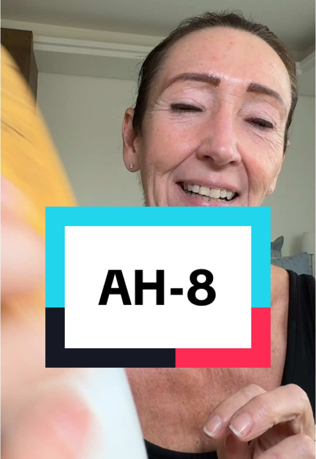AH-8 firming neck cream. It’s been getting rave reviews. Thought I’d try this as my skin is crepey so hoping for some tightening #turkeyneck #skinelasticity #firmingcream  #ah8 