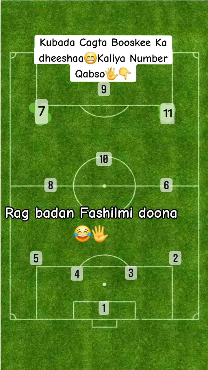 □#FOLLOW Isoo Dhaha oo 1k bes igaarsiiya idinka wax idinku ahay Bro/Sis.🔥 Aniga No7 buuxa Ahaan Jirey😁Markay Neeftii iga dhamaatey No9 baa ku Nasan Jirey😂🖐Hala soowada baxo Koley Damiino badan baa jiree. #sport #footballtiktok #Mudug #fyp #fyp #fyp #fyp #fyp #number 