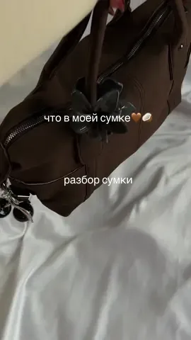 что в моей сумке🥥🤎#чтовмоейсумке #сумка #разборсумки #asmr #on #recommendations #aesthetic #асмр 