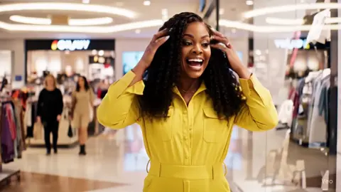 Old lady needs to mind her business #googleveo3 #ai #aigenerated #mall #shoppingmall #oldlady #weave #wig #fyp