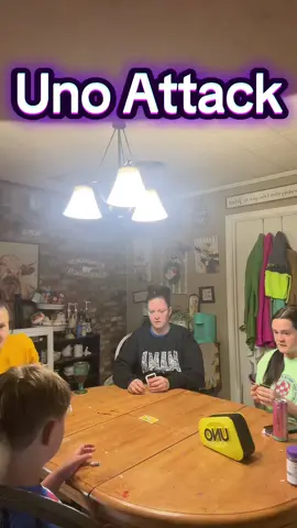 Uno Attack can be a family game 😆😆 #unoattack #unocardgame #familygames 