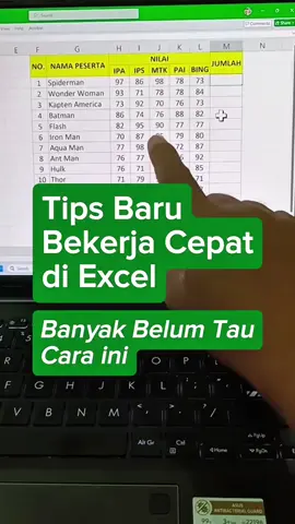 ⚡ Tips Baru: Bekerja Cepat di Excel! Pakai Excel tiap hari? Coba trik simpel ini biar kerjaan kamu makin ngebut! Nggak perlu ribet, cukup 1-2 klik udah bikin pekerjaan lebih efisien 🔥 📌 Wajib dicoba buat kamu yang kerja di kantor, kuliah, atau ngatur data harian! 💡 Trik ini belum banyak yang tahu, lho! #ExcelTips #BelajarExcel #TipsProduktif #KerjaCerdas #ExcelHack #OfficeLife #TutorialExcel