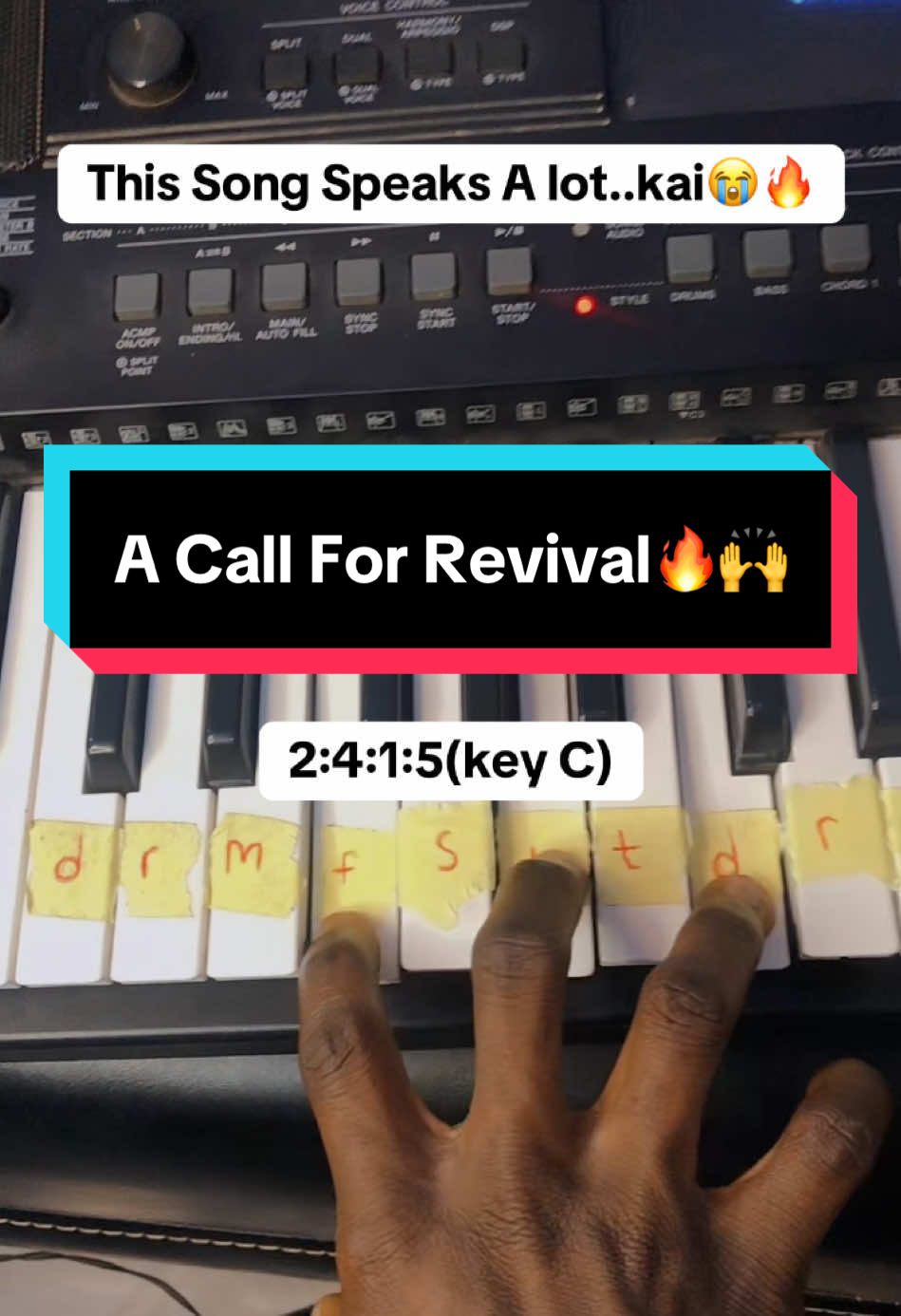 This is a call for Revival, A call for repentance, Are you ready to stand with him till the end?? How to Play the melody of ‘A call for revival’ in the key of C This is done in the simplest and natural key on the keyboard learn and implement and give me a response if you got it right..do well to like,comment and share to your friends #pianotutorial #foryouareglorious #yahweh #pianotok #pianotips #gospelsongs #fyp #naijagospel #pianolesson #pianoforafricans #ukpiano #trendjesus Simple piano tutorials for beginners