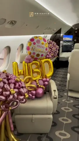 21st Birthday surprise on a private jet 😍 🥳🤩 Contact us today for special enquiries 🎁🎈 #BusinessAviation #JetCharter #LuxuryTravel #LuxuryTravel #PrivateJet #Pilatus #LuxuryTravel #privatejetcharter #birthdaygirl #21birthday 
