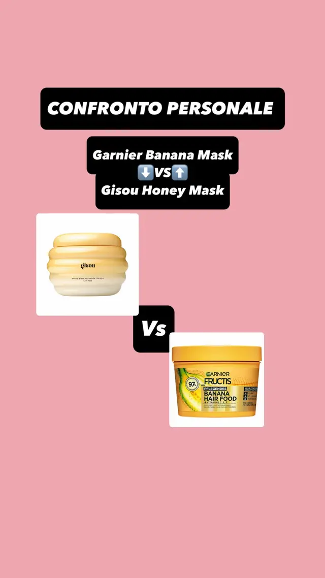 #HairMaskBattle #GarnierBananaMask #GisouHoneyInfused #HairCareRoutine #BeautyTok #CapelliPerfetti #HairGoals #SkincareVsLusso #TestatoDaMe