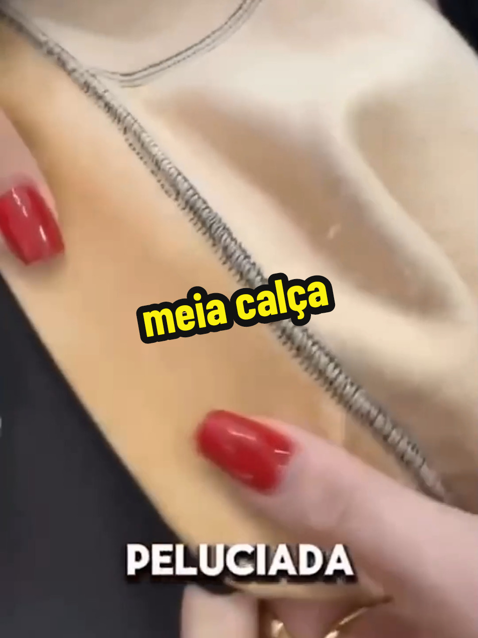 meia calça térmica forrada peluciada  #shp #meia #calcadosfemininos #frio #inverno 