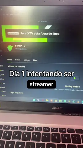 Día 1 intentando ser streamer 😃👍 #streamerpequeño #kick #streamerespañol #fyp #tutorial (perdonen la voz del bot, estaba nervioso 😅)