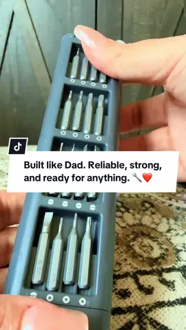 Screwdriver set that need.               Let’s be real—every dad becomes a superhero with a screwdriver in hand. 🦸‍♂️⚙️ The Fanttik set is sleek, magnetic, and built for all the “I got it” moments. This Father’s Day, skip the socks and give him something he’ll actually use (and lowkey show off to his buddies). 💯 #FathersDayGift #FanttikTools #ToolTok #ForTheFixer #DadLife #CoolGiftsForDad #DIYDad #GiftGuide #tiktokshop #theurbanbrie #tiktokshopcreatorpicks #creatoricons #levelup #SummerEssential #tools#CapCut 