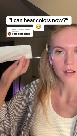 Replying to @Heather Marie i can in fact hear colors now 🥴 #earwax #earwaxremoval #earwaxremmoval #oddlysatisfyingtiktok #earwaxremovaltok 