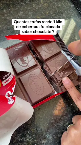 Umas das coisas que tinha muita dúvida quando comecei a 6 anos atrás. Comenta aqui se já sabia ? #trufas #trufa #doces #trufasdechocolate #dicasdeconfeitaria #confeitaria #bombom 