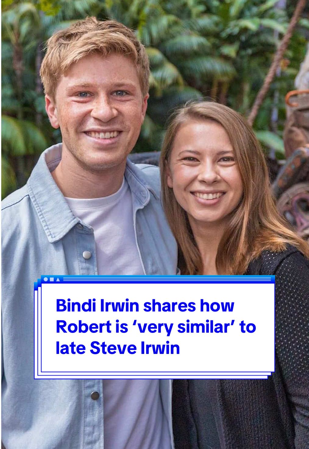 #BindiIrwin shares how #RobertIrwin is ‘very similar’ to late #SteveIrwin 🐊 #crocodilehunter #yahooaustralia 