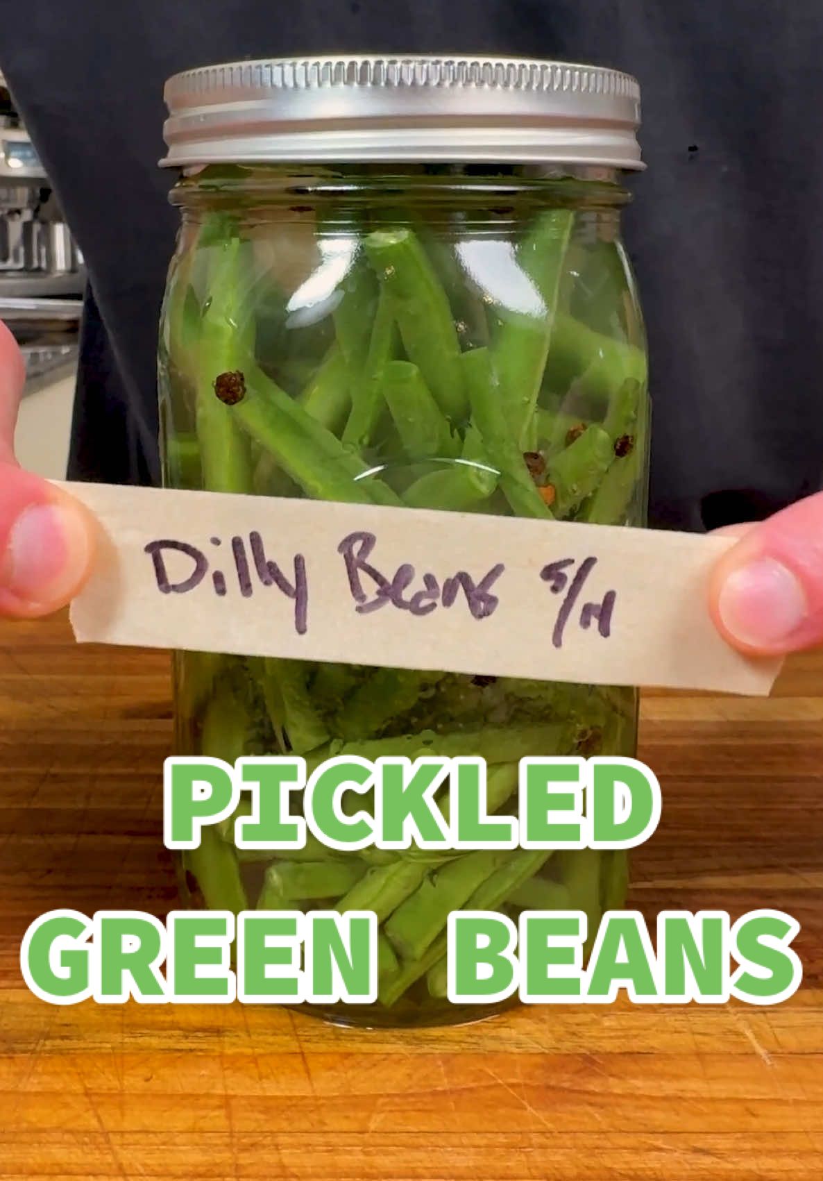 this is the second time we had to film this, enjoy the pickled green beans :) #willitpickle #dillybeans #pickledgreenbeans #fyp 