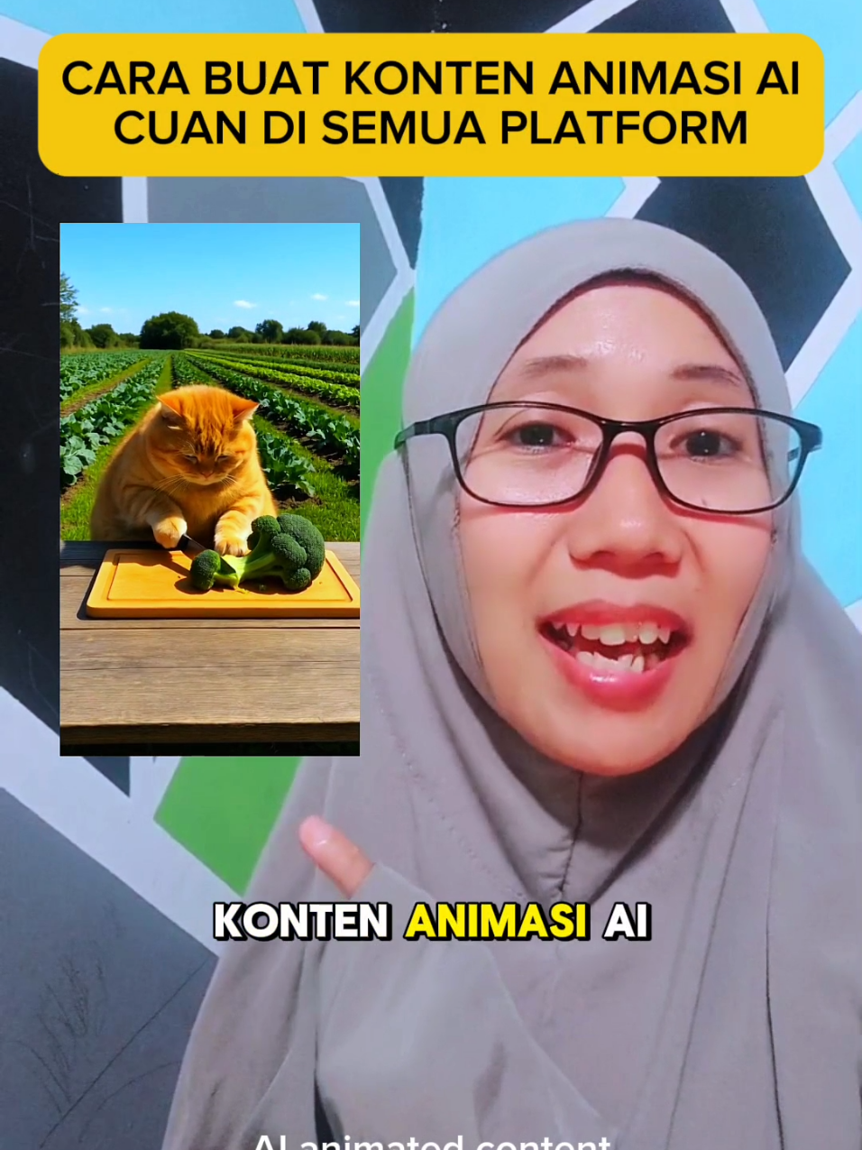 Makin Gila! Cuma Modal Ai Bisa Cuan Di Semua Platform😱  #kontenai #kucingai #kucing #catlover 