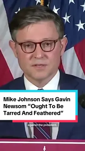 Oh?? #gavinnewsom #mikejohnson #trump #losangeles #california #governor #houseofrepresentatives #fyp #news #politics #political #politicalnews #politicaltiktok 