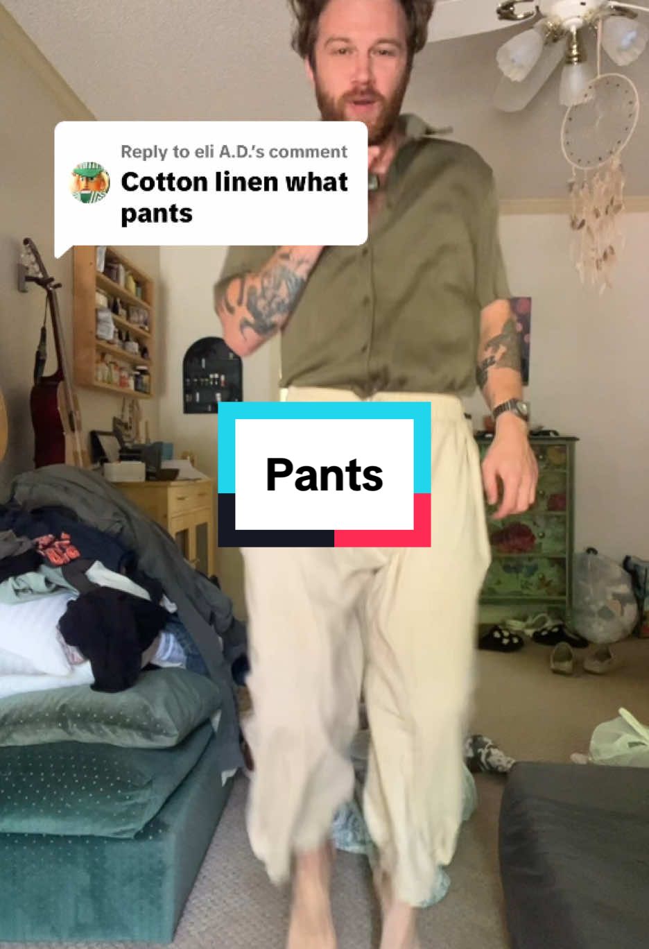 Replying to @eli A.D. cotton linen harem pants  #pants #cottonpants #linen #linenpants #summerpants #harem #harempants 