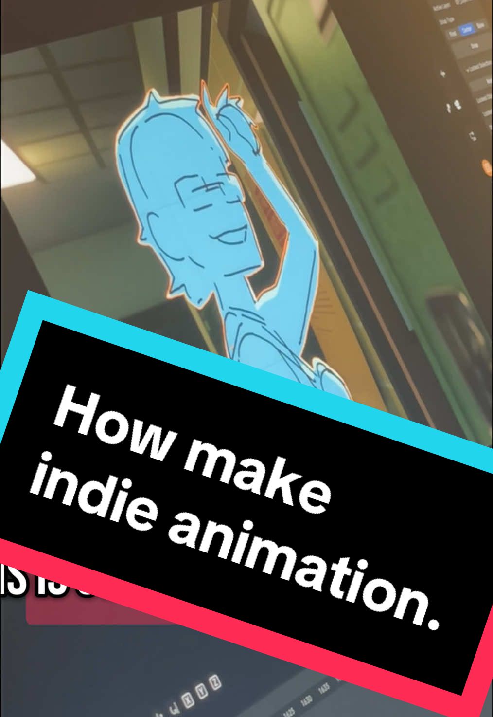 I’m either working in blender or throwing my cintiq in one atp. #indieanimation #blender #b3d #greasepencil 