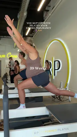 And just like that, my prenatal Pilates journey has come to an end! Looking back and seeing all the changes in my body I am so proud of myself for pushing and loving myself each week. Us women are STRONG! Here’s to an amazing pregnancy and the postpartum journey!🥳 @thereformedpilates1 #pregnant #pilates #prenatalfitness #reformerpilates #pregnancy #workout #pilateslovers #pilatesworkout #pilatestiktok #pregnancyjourney #newmom #fitmom 
