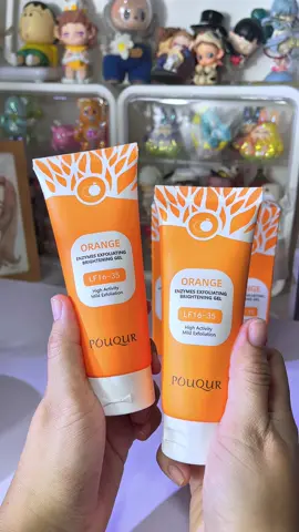 เจลขัดผิว หลอดส้ม #เจลขัดผิว #pouqur #pouqurorangeexfoliatinggel #ป้ายยาtiktok #รีวิวบิวตี้ 