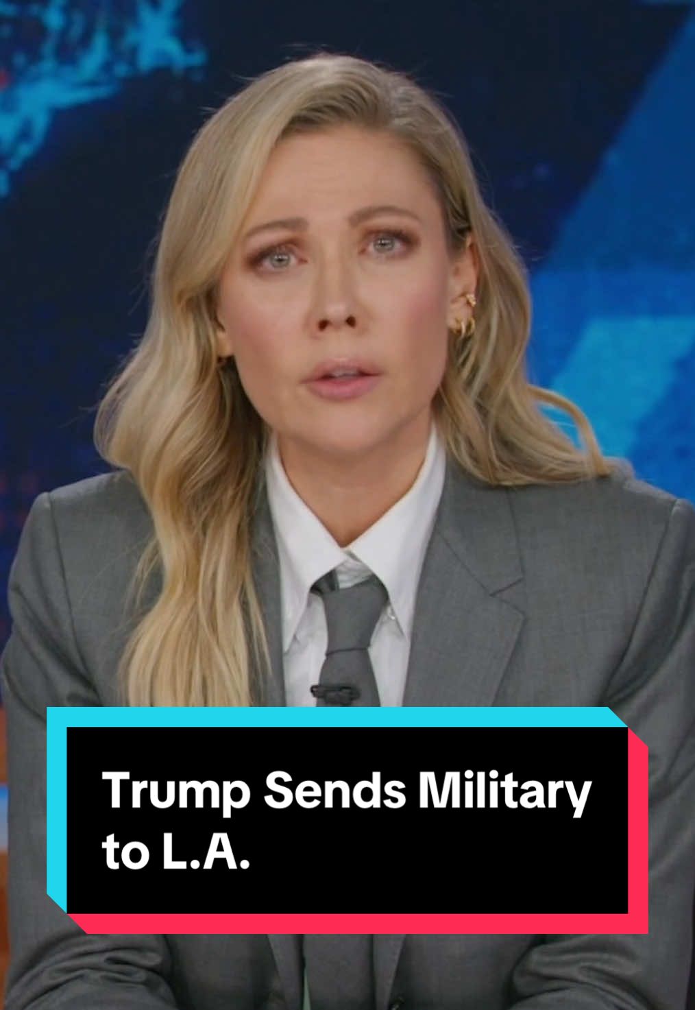 Trump knows best: nothing calms down a situation like a military invasion #DailyShow #Trump #LosAngeles 
