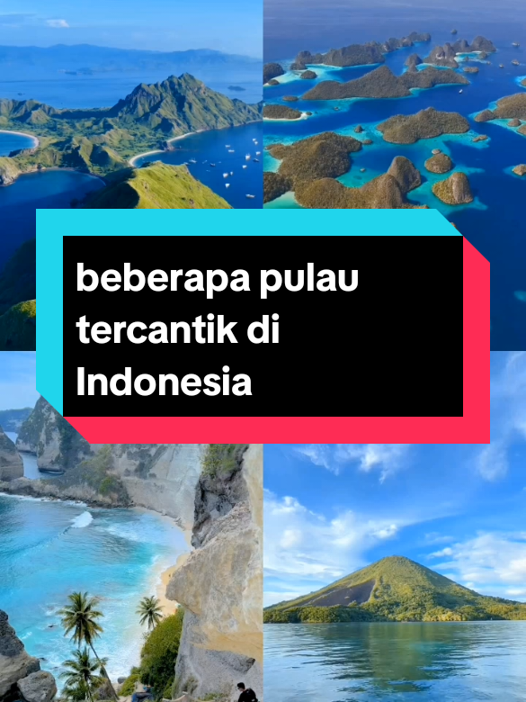 keindahan alam Indonesia🇮🇩 #fyp #foryou #foryoupage #labuanbajo #rajaampat #nusapenida #bandaneira #indonesia 