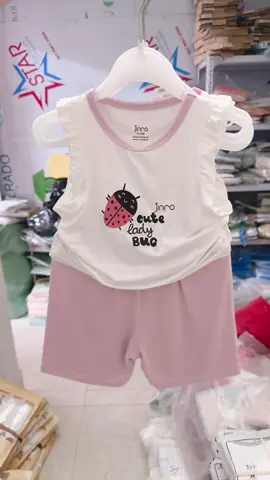 Bộ sát nách Jinro cho bé gái #jinro #begai #trendingvideo #thoitrangtreem #xuhuong #trongoisosinh #petit 