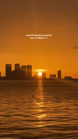 there’s just something about it ✨ #goldenhour #miamisunset #miamigoldenhour #sunsets #sunsethour #sunset #miami #miamibeach 