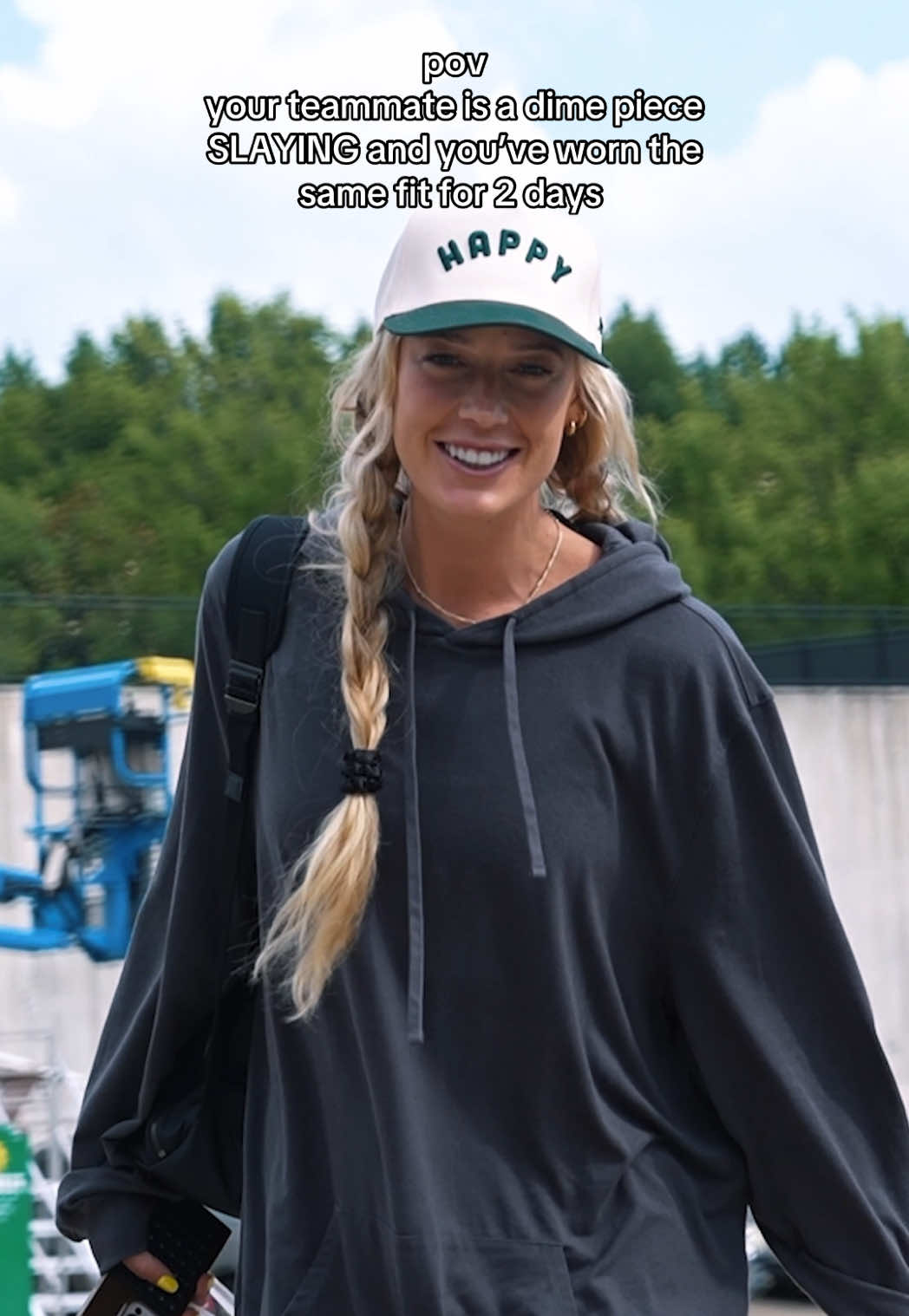 but at least I’m happy like my hat says🙃 #fyp 