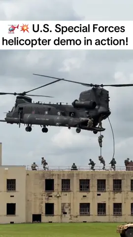 🚁💥 U.S. Special Forces helicopter demo in action! Raw power, precision, and dedication on full display. 🇺🇸🔥 #SpecialForces #Demo #USArmy #MilitaryPride #helicopter #Military #TikTokCreatorSearchInsightsIncentive 