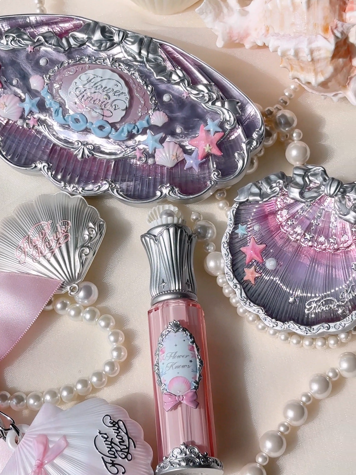 Soft girl summer starts NOW! 🌸 The Peachy Shell Set is here—dreamy pinks, ultra-cute & 45% OFF! 🎀 Hurry before it's gone!#flowerknows#shellsjewel#shellsjewelcollection#pinkaesthetics#pinkmakeup#pinkset#makeup#unboxing#asmr#makeuphaul#makeupcollection#beauty#swatches#summervibes#oceancore#mermaidcore#oceandreams#pearlcore#aesthetic