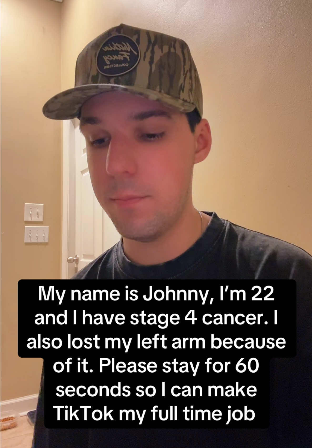 Please don’t scroll — just give me 60 seconds. That’s all I’m asking. Because if enough people hear this, maybe I can finally turn this into something real — maybe I can make TikTok my job. I’m 22 years old. I lost my arm to stage 4 cancer. It’s called alveolar soft part sarcoma — it’s rare, and it spread to my lungs. Every day, I wake up in fear, but I still wake up. I still choose to live. And this? This is how I live. Creating. Writing. Pouring every ounce of who I am into this app — because I have to. Because I need something to hold on to. TikTok has become more than just an app for me. It’s my outlet. My voice. My future. And every single second you spend here matters more than you know. So please… stay. Just for this one minute. Help me make this dream something real. Because I don’t know how much time I have — but I want to spend it doing what I love. And maybe, just maybe, with your help… I still can. #cancerfighter #cancer #fuckcancer #ihatecancer #itsnotfair #cancersucks #fyp #fypシ #fypシ゚viral #blowup #makemefamous #viralvideo #sarcoma #amputee