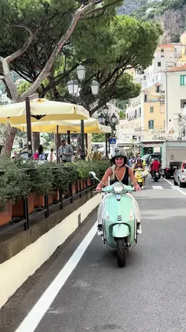 Scootering in Amalfi 🛵🗺️  #travelingtheworld #foryoupage #viralvideo #couplestraveling #viral #husbandandwife  #dayinourlife and thank you @amalficoastrent_  for the amazing experience!