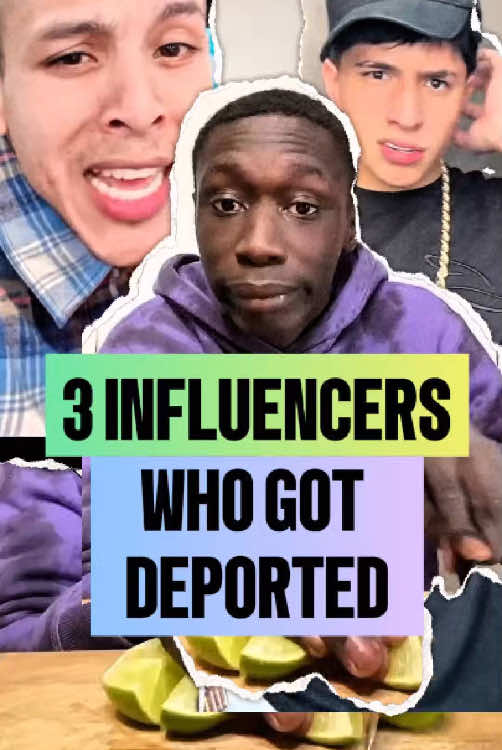 Three influencers who got deported.#khabylame #leonelmoreno #santos #celebrity #influencer #fyp #usa 
