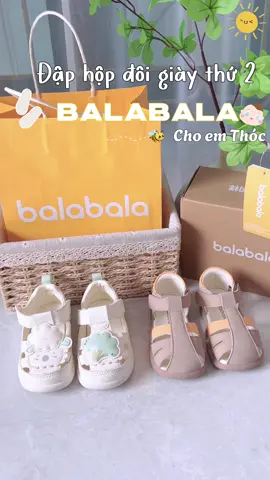 Đôi dày Balabala thứ 2 của em Thóc #giaytapdichobe #balabalaesport #balabala 