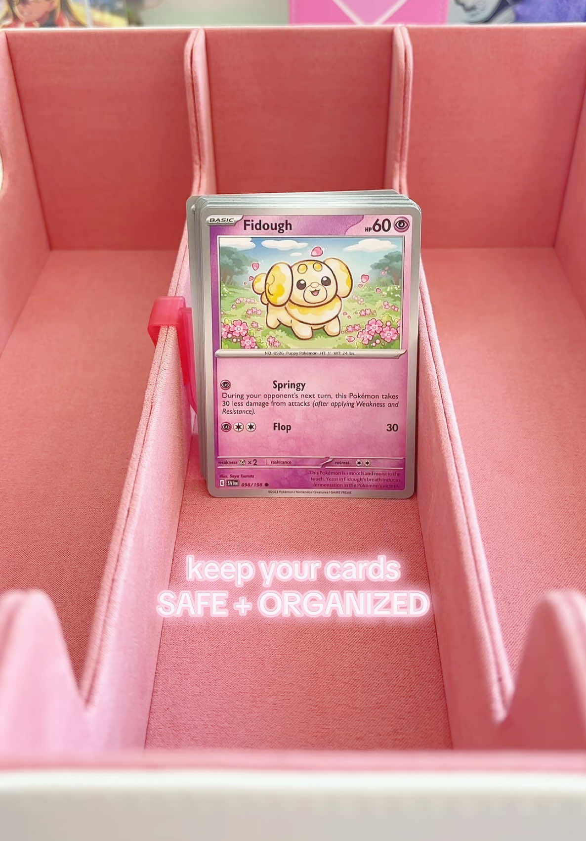 literally my favorite way to organize my TCG bulk! if you've been to my vendor booth, you may recognize this(; get your own from my tiktok shop🩷 --- thank you @TINTEK Game for sending this to me<3 --- #pokemon #pokemontcg #pokemoncards #pokemonstorage #tcg #tcgstorage #cutepokemon #cutepokemoncards 