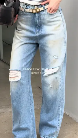 “Waist? Snatched. Fit? Fire. Color? Ripped Rusty 🔥” #fashiontiktok #wideleg #warajeans #wara_official #ไอเดียแต่งตัว #กางเกงยีนส์ #fitcheck 