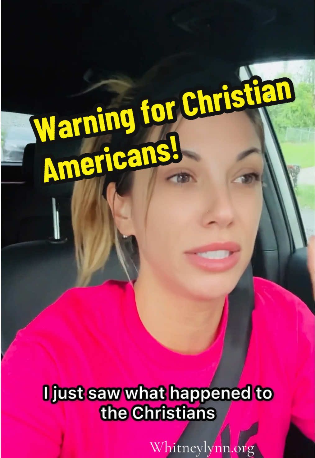 **“What we’re seeing in America right now is only the beginning. The persecution of Christians is increasing, but what’s coming will be far more intense. If you’re not strong in the Lord now, it’s time to be. These times are not for the faint of heart—yet even darker days are ahead. The four walls of the church may soon be gone. We’ll gather in homes, in secret, and be targeted simply for confessing the name of Jesus Christ. History is repeating itself—but God didn’t leave us unprepared. He gave us His Word, filled with revelation and warning. The Bible is clear: persecution will come again to the Church. But now is the time to rise. Now is the time to be bold. No matter what comes—know this: God is in control.”** 🔥 Be watchful. Be ready. Be unwavering. 📖 “Indeed, all who desire to live a godly life in Christ Jesus will be persecuted.” – 2 Timothy 3:12 WhitneyLynn.org | IgniteYourLightKidz.com #jesus #jesuschrist #christian #america #usa #unitedstates #faith #Love #persecution #trials #endtimes #prophecy #salvation #freedom #heaven #faith #hell #witness #gospel #evangelize #god #kingdom #trust 