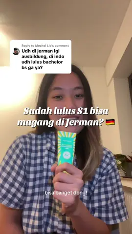 Replying to @Mechel Lie bisa banget! bachelor’s degree ini justru dibutuhkan untuk program magang AIESEC ini 🎓 #magang #internship #sarjana #jerman #germany #indonesia #kaburajadulu 