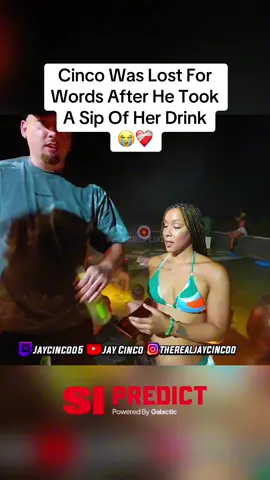 Cinco Was Lost For Words After He Took A Sip Of Her Drink  #jaycinco #jaycincoo #teamwork #fyp #viral @jaycincoo 