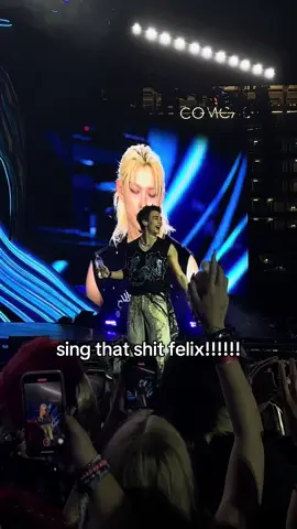 saw felix’s name sake today. I have so much content to post. but we’ll start with this 😭😭😭😭  #straykids #skz #hyunjin #dominateatlanta #dominate #dominatetour #dominatetouratlanta #felix 