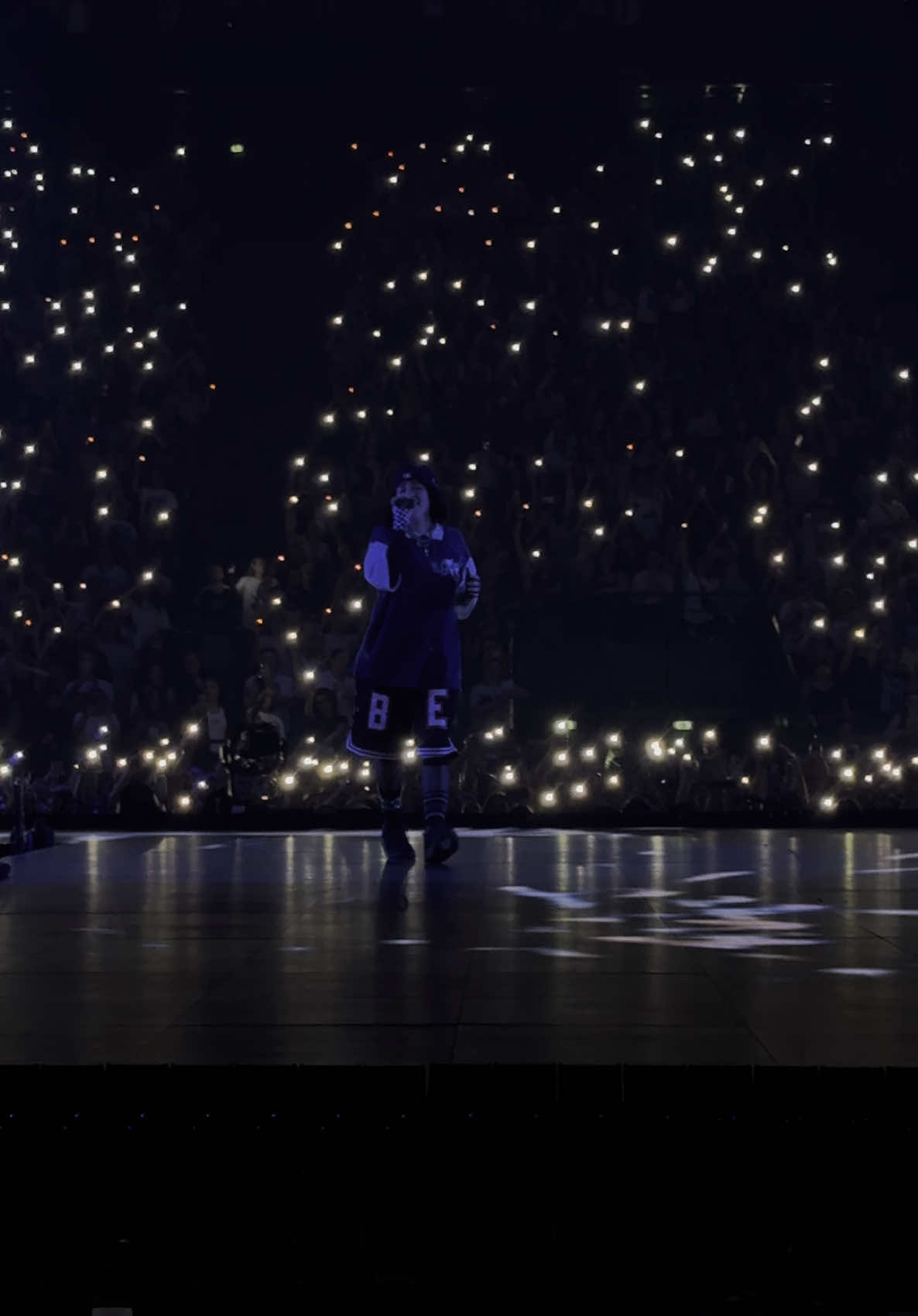Wildflower in Paris night 1 💙#billieeilish #concerts #paris #wildflower 