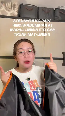 SOLUSYON KO PARA HINDI MADUMIHAN AT MADALI LINISIN ETO CAR TRUNK MAT/LINER!! #cartrunkmat #trunkmat #trunkliner #caressentials #lifeerrands 