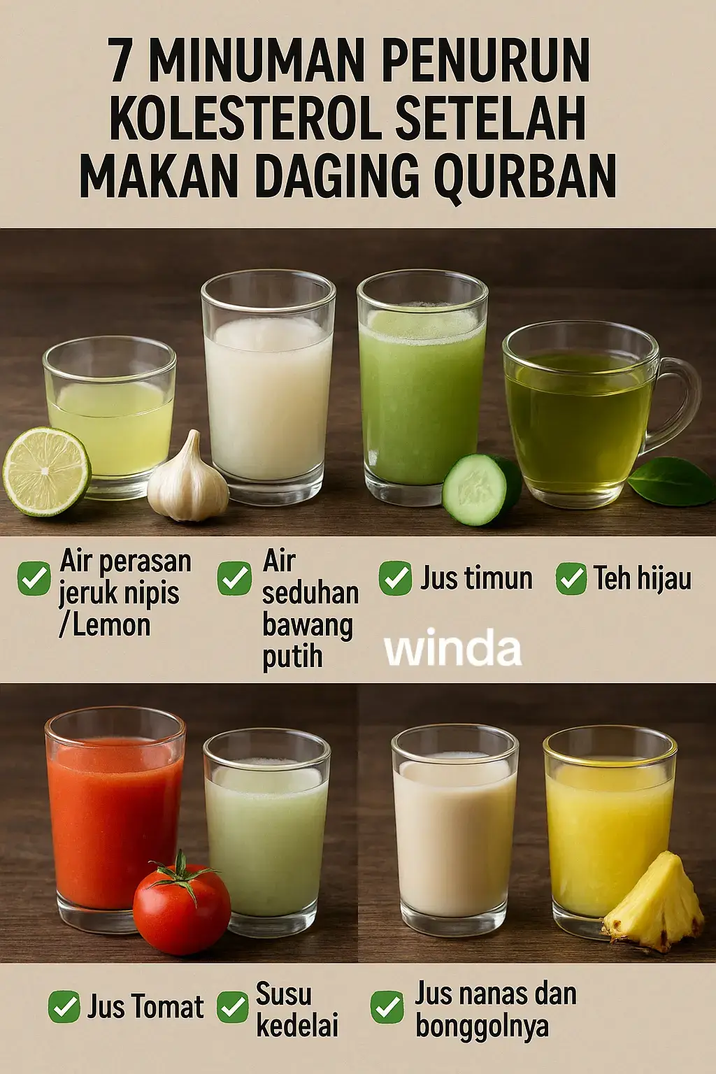 Minuman Penurun Kolesterol 