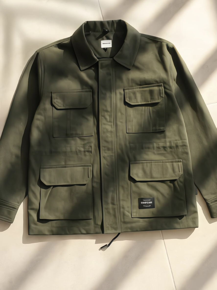 Dobujack Semi Parka Jacket Tiny Green