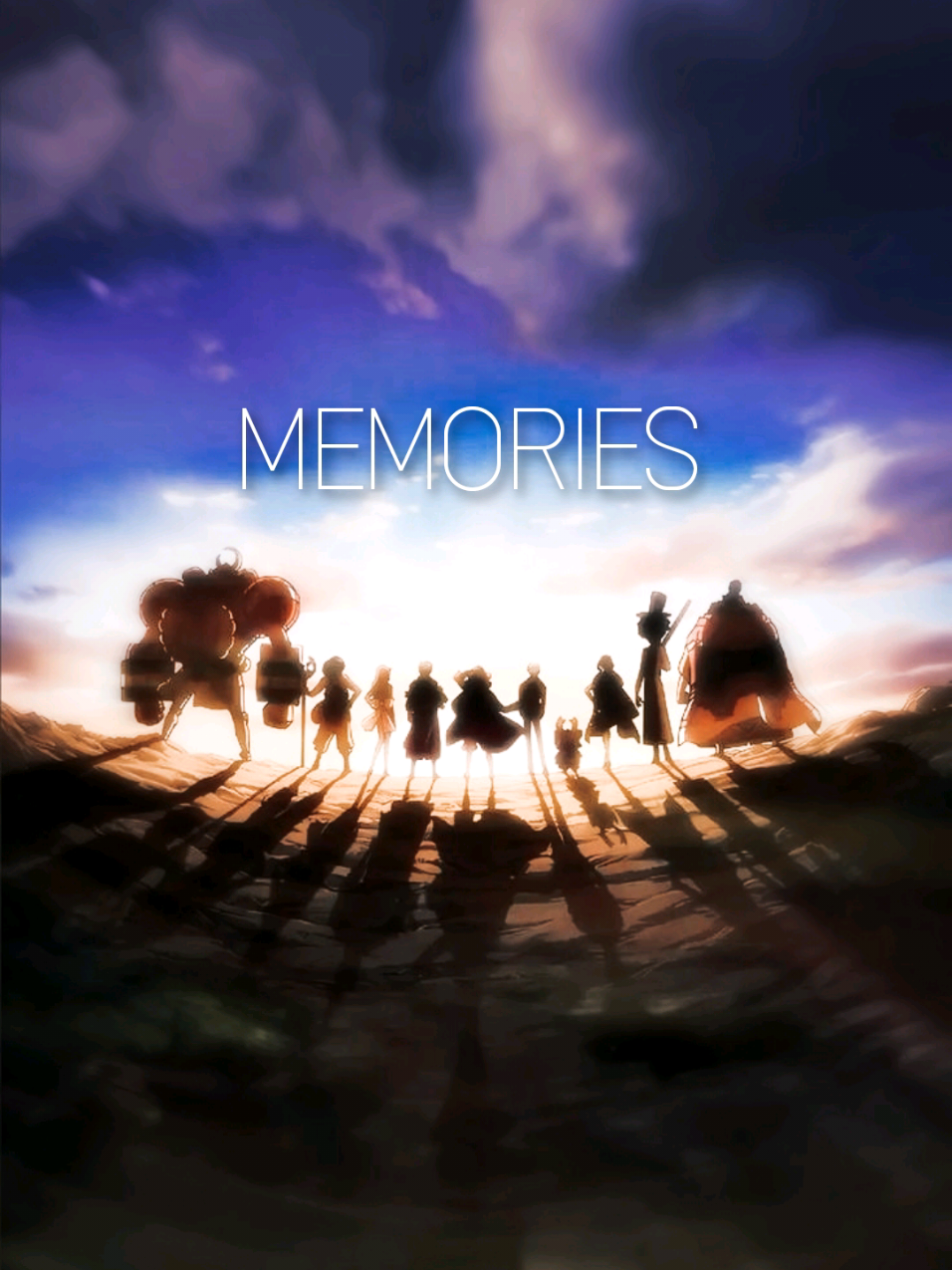 Memories. #onepiece #luffy #zoro #nami #usopp #sanji #chopper #robin #franky #franky #brook #jimbei #mugiwara #nakama #amv #edit 