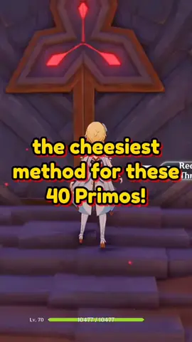 the cheesiest method for these 40 Primos. #genshingao#genshinguide#genshin#GenshinImpact#genshinimpact56 