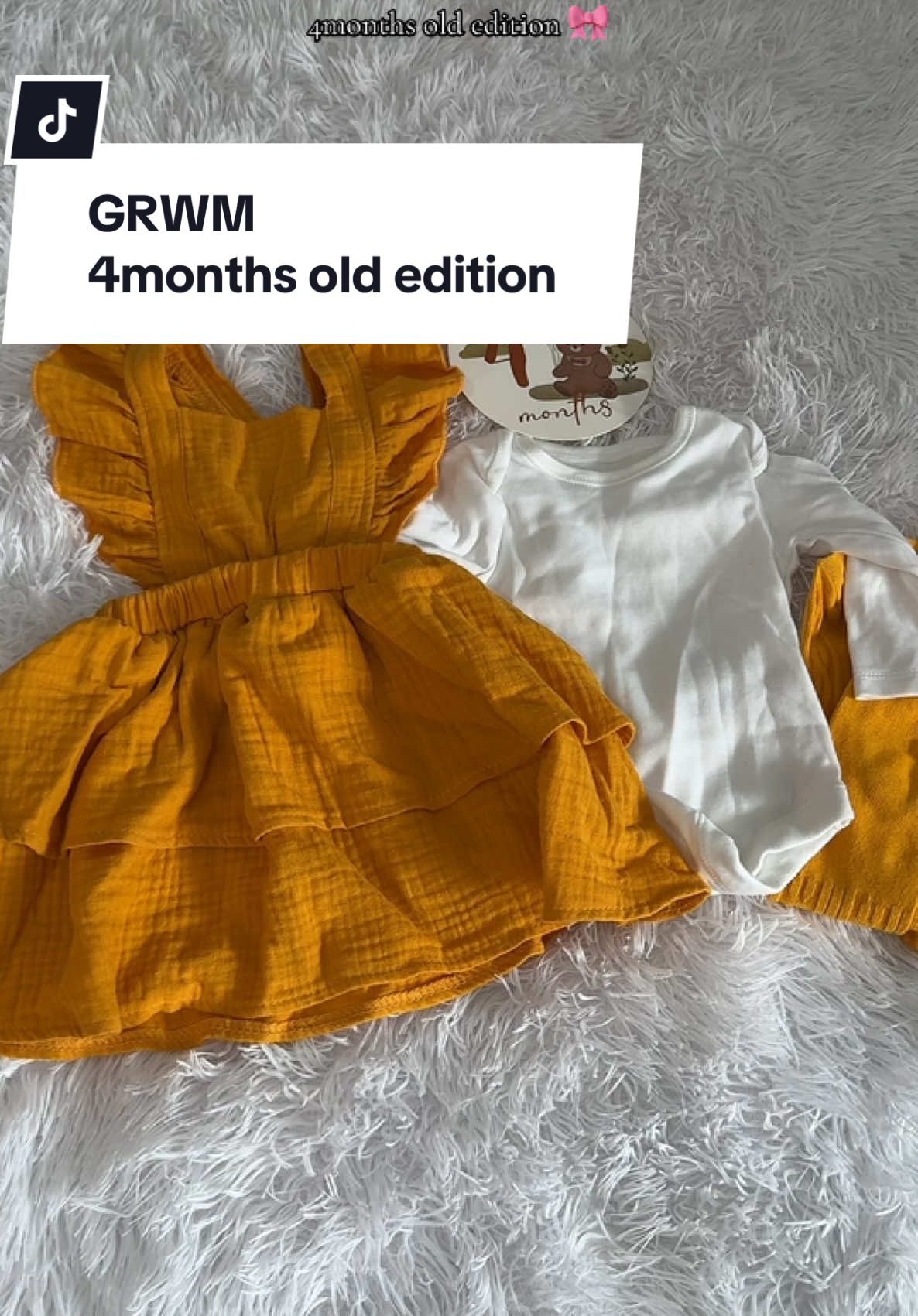 4 months of thriving in God’s grace. #4monthsbaby #4monthsold #babyphotoshoot #grwm #girlmom #zaynab 