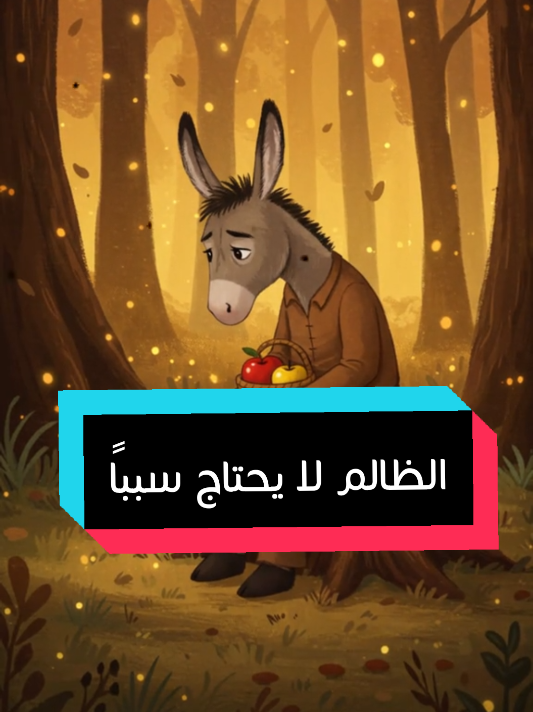 الظالم لا يحتاج سببًا... قصة الحمار والنمر في غابة مليئة بالغدر والظلم، تعلّم الحمار درسًا قاسيًا من النمر، والملك الأسد يراقب. قصة رمزية تذكّرنا بأن الظالم لا يبحث عن سبب، بل عن ذريعة ليبرر ظلمه. شاهد القصة كاملة واستفد من الحكمة! #ظلم #حكمة #قصص_قصيرة #توعية #قصص_واقعية #fyp