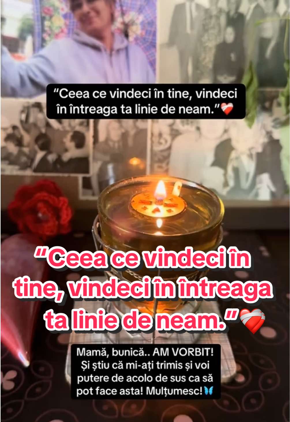 Un astfel de secret îngreunează inima oricui. Însă atunci când poveștile se repetă din neam în neam, înseamnă că deja există un program, ceva ce trebuie identificat și înlăturat. Pas cu pas și cu ajutorul lui Dumnezeu se face curățenie. ❤️‍🩹 #JurnalDeVindecare 